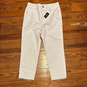 Express White Ankle & Cropped Jeans